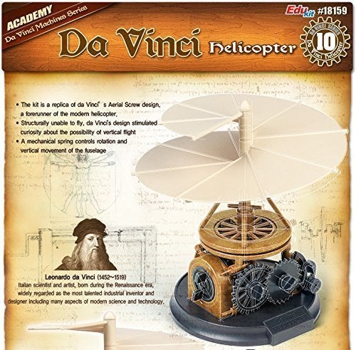 Academy Da Vinci Machines Series Helicopter - #18159 by Academy Models - Image 2